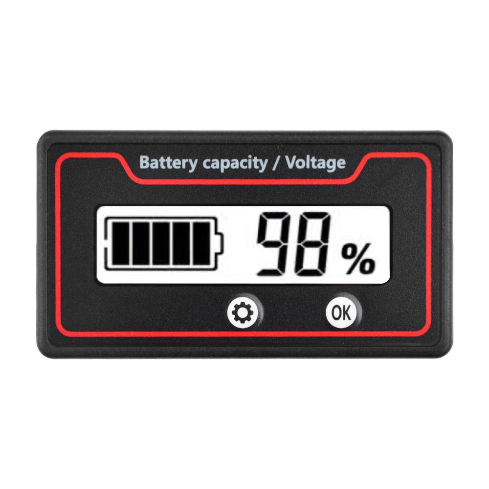 

9-120V Battery Capacity Indicator 12V 24V 36V 48V 60V 72V 84V Lead Acid Lithium LiFePO4 Indicator