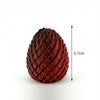 Uovo di Drago Giocattolo Decompressione Stampa 3D - Sfera Fidget Rotante Liscia Sollievo Ansia ADHD Giocattolo per Dita Eco-Sicuro per Bambini Adulti