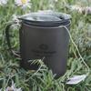 Titanium Mug Double Wall 300ml with Lid Lightweight with Storage Bag for Camping COOK'N'ESCAPE
