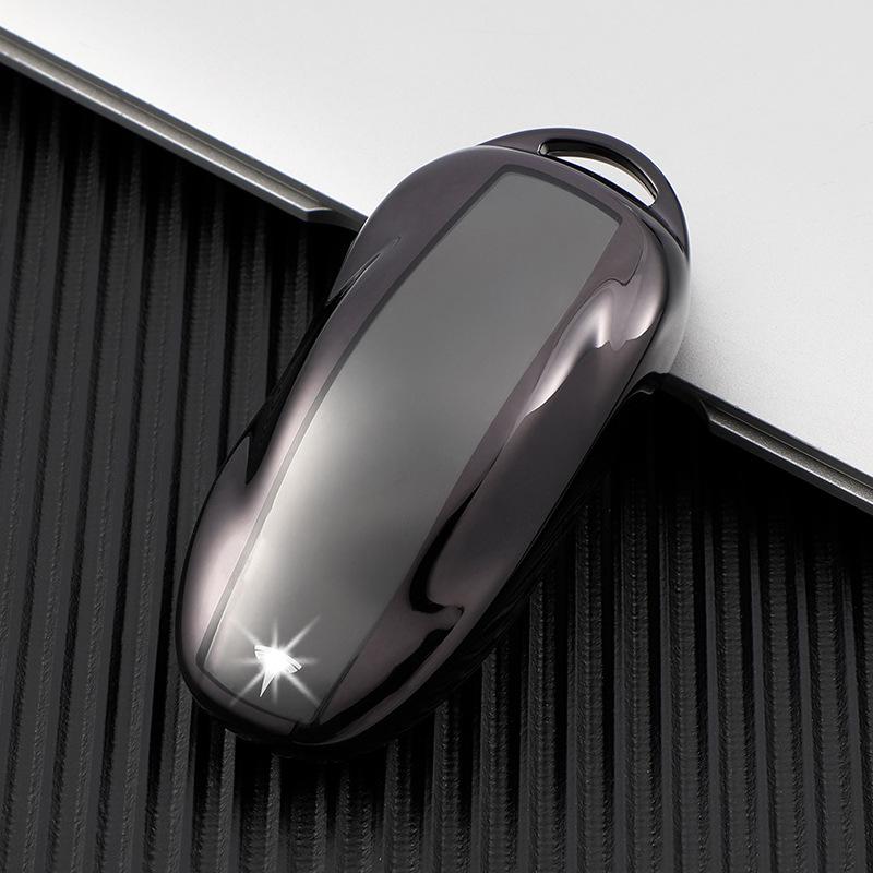 Transparent Soft Rubber Key Case for Tesla Model 3/Y