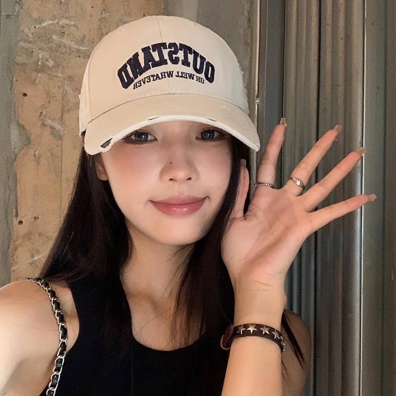 Classic Vintage Cotton Baseball Cap With Embroidery For Sun Protection And Casual Wear