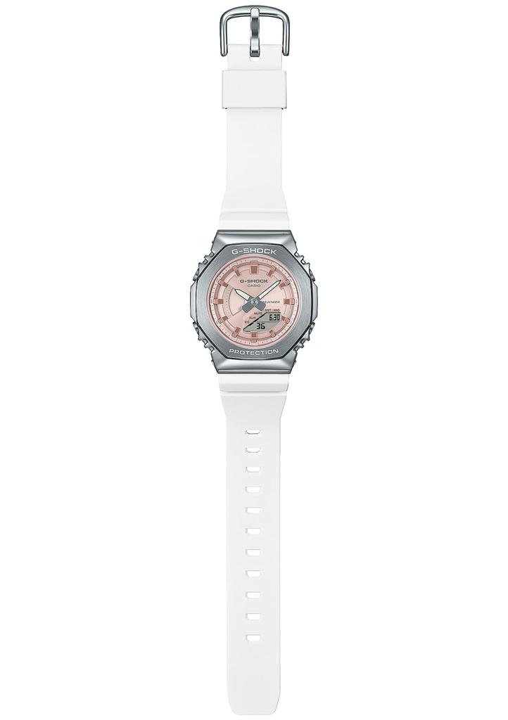 Casio PRECIOUS HEART SELECTION Metal Covered Model White G-Shock Women's Mid-Size GM-S2100WS-7AJF