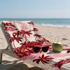Tropical Dream Übergröße Mikrofaser Strandtuch Sandfest Schnelltrocknend, Saugfähig für Schwimmbad Reisen Camping