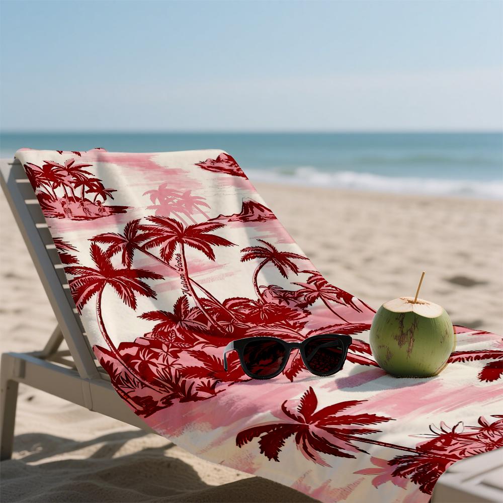 Tropical Dream Übergröße Mikrofaser Strandtuch Sandfest Schnelltrocknend, Saugfähig für Schwimmbad Reisen Camping