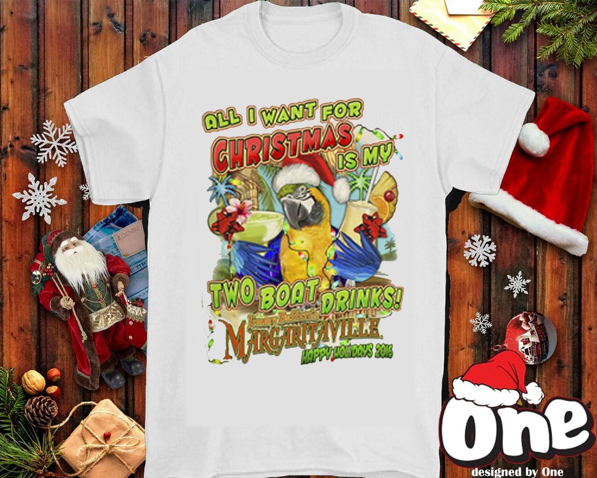 JIMMY BUFFETT margaritaville christmas shirt S-4XL HNS735 XXXL