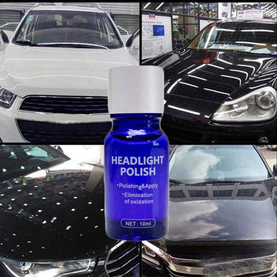 10/30ML Car Headlight Lamp Scratch Restoration Polish Repair Liquid Tool Kit