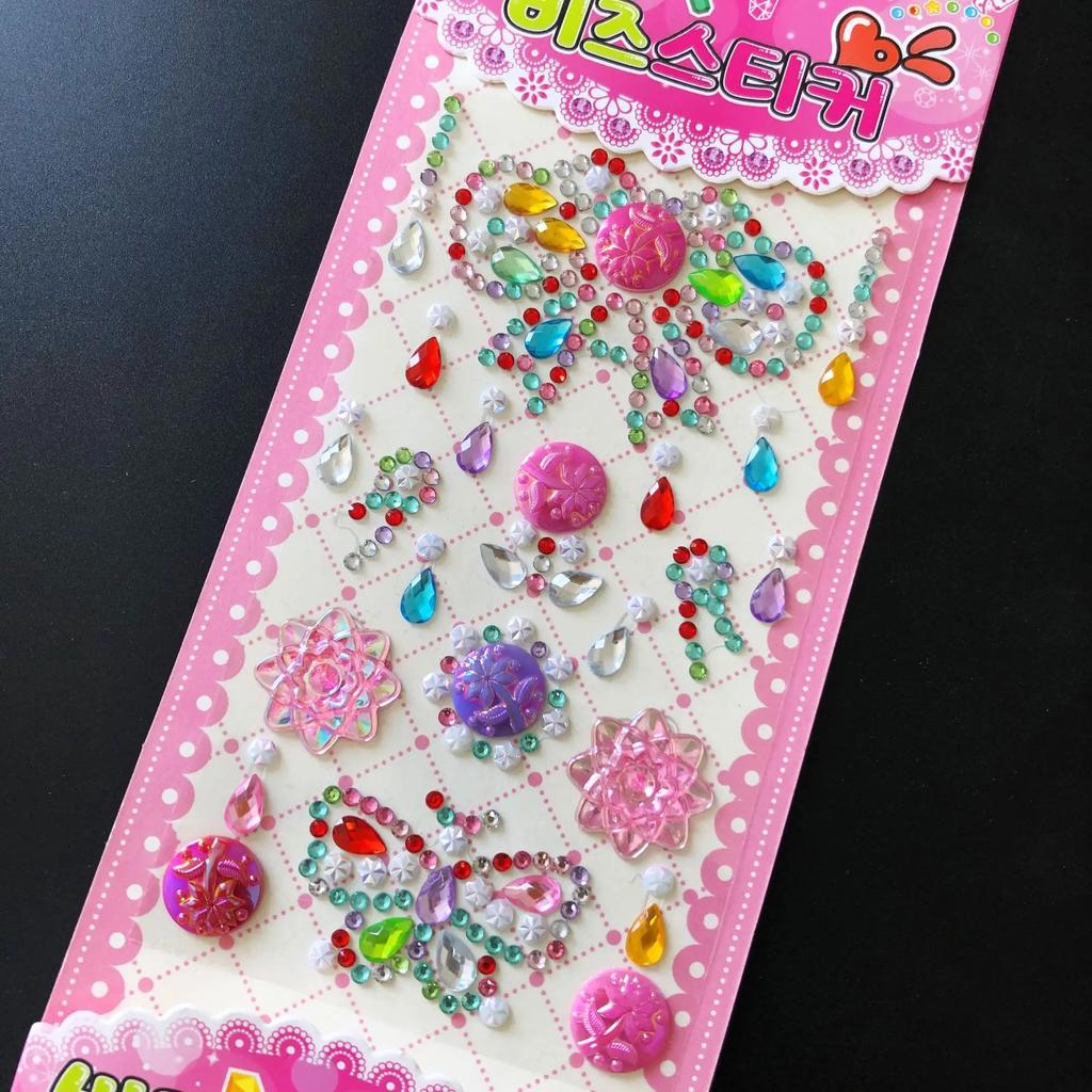 Self Adhesive 3D Diamond Rhinestone Sticker Acrylic Crystal Creative DIY Craft Gems for Phone Case Laptop Decoration