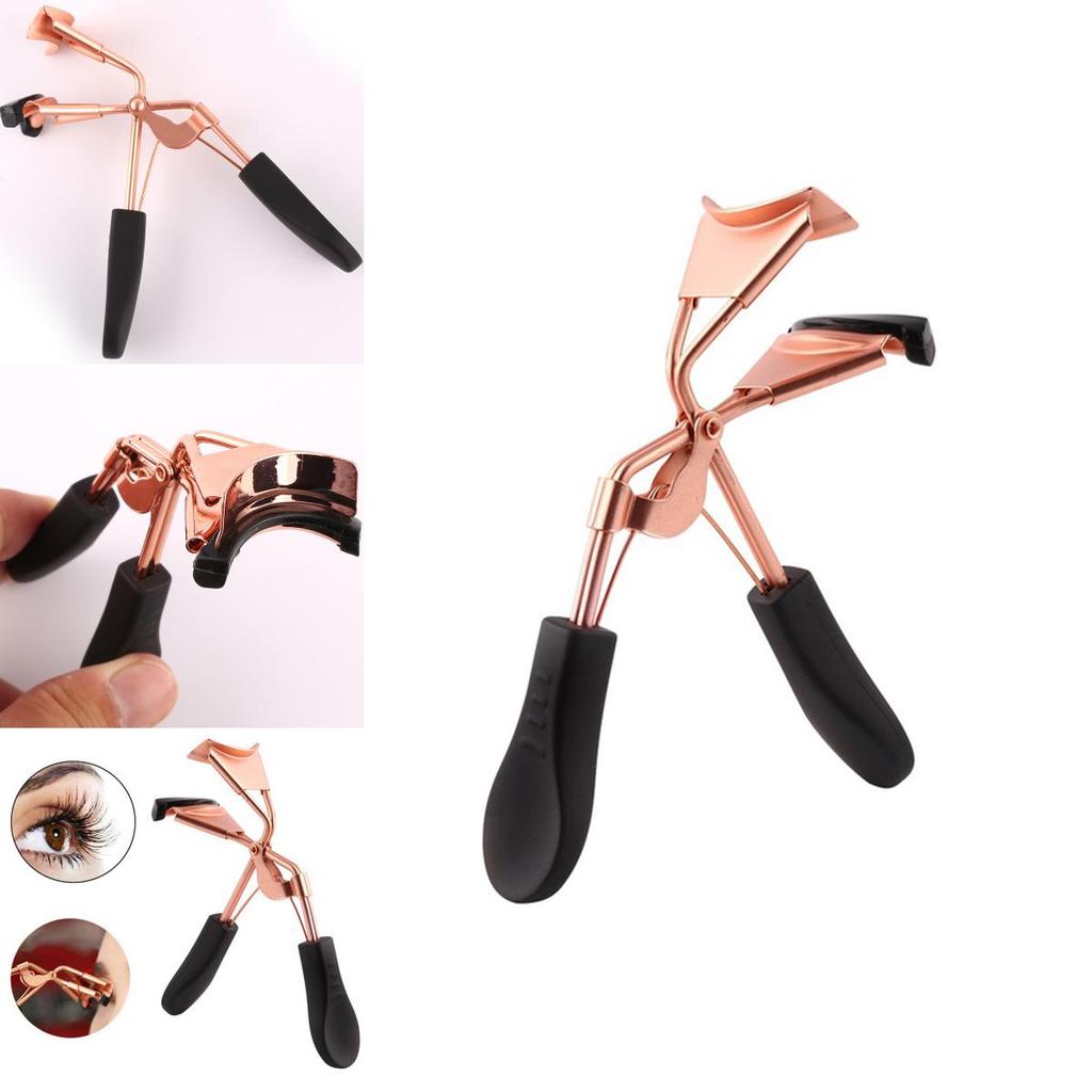 Elegant Rose Gold Professional Eyelash Curler For Effortless Eye-curling Results