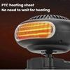 Cordless Battery Powered Heater 2 Temperatures 2xUSB Portable Space Heater for 18V Battery BL1830 BL1850 BL1840 BL1845 BL1815 BL1820 BL1860B