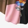ZANZEA Women Casual Turn Down Collar Loose Short Sleeve Patchwork Blouse