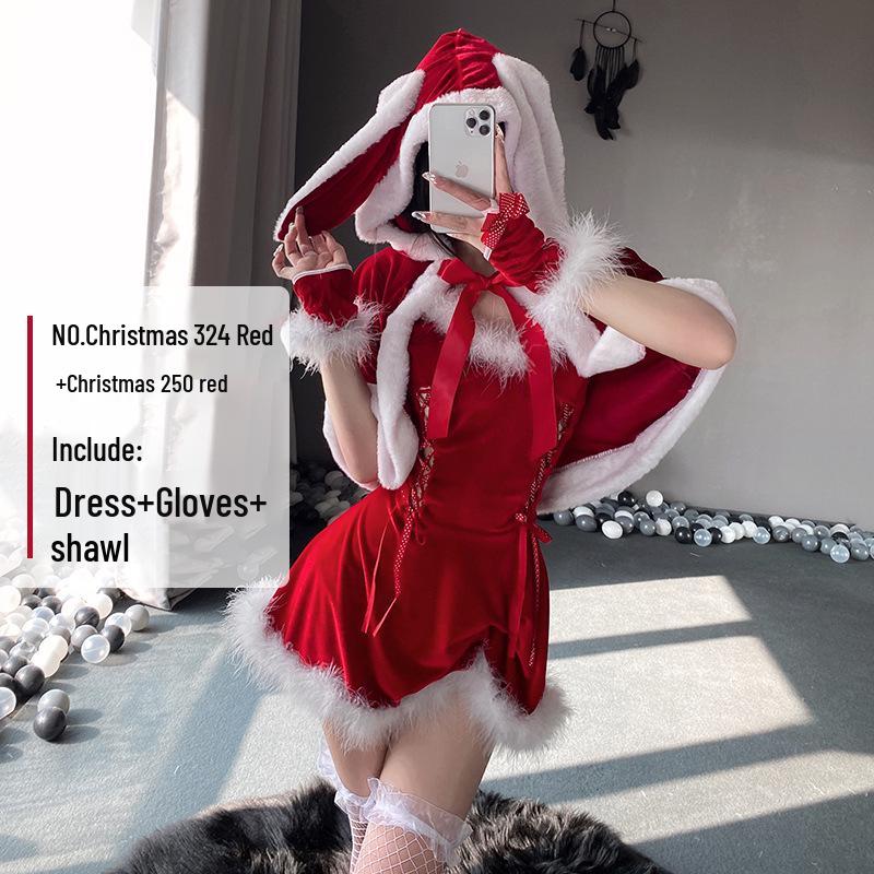 2025 Weihnachten Pailletten Schleife Neckholder Trägerlos Bodycon Mini Kleid