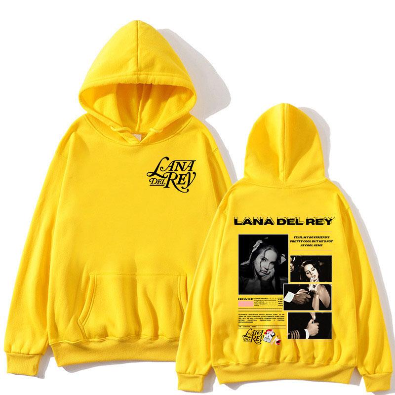 Sängerin Lana Drey Musikalbum Hoodies Herren Damen Hip Hop Mode Langarm Pullover Lässige Kapuzenpullover Streetwear