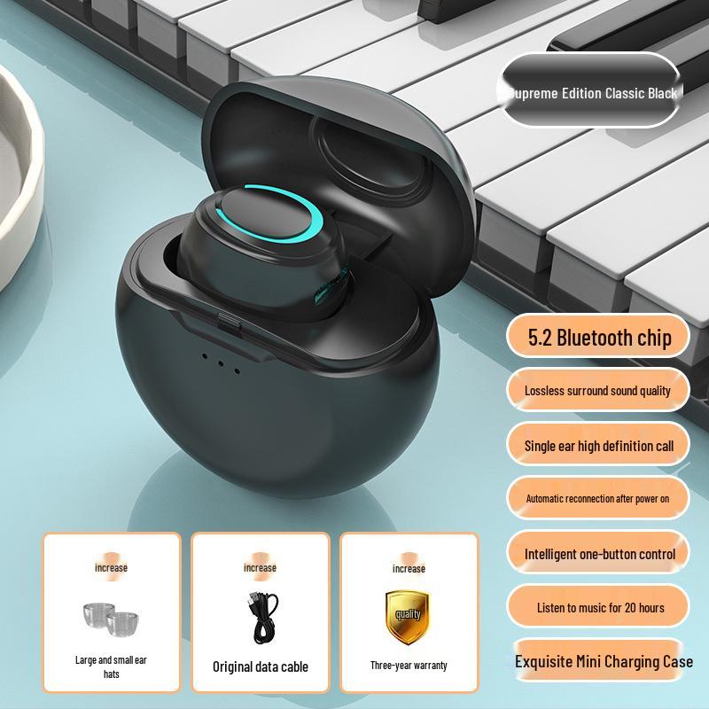 Wireless Bluetooth In-Ear Earbuds with Super Long Battery Life