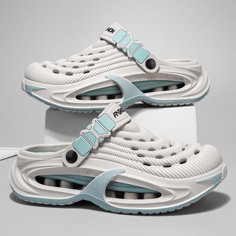 Zoccoli da uomo in EVA leggeri a punta chiusa scarpe da giardino antiscivolo suola morbida Per Spiaggia Giardino Estate Esterno Uso Quotidiano Leggeri