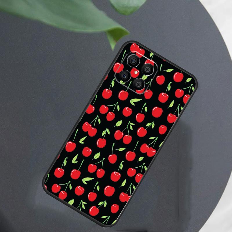 Food Fruit Red Cherry For Honor Magic 7 Lite 6 8 Case For Honor 200 400 Pro 90 70 50 X8c X8b X9a X9b X9c X9d Win RT