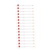 15pcsset Mini Winter Ice Fishing Rod Top Tip Durable Extension Rods Fishing Tackle Fishing