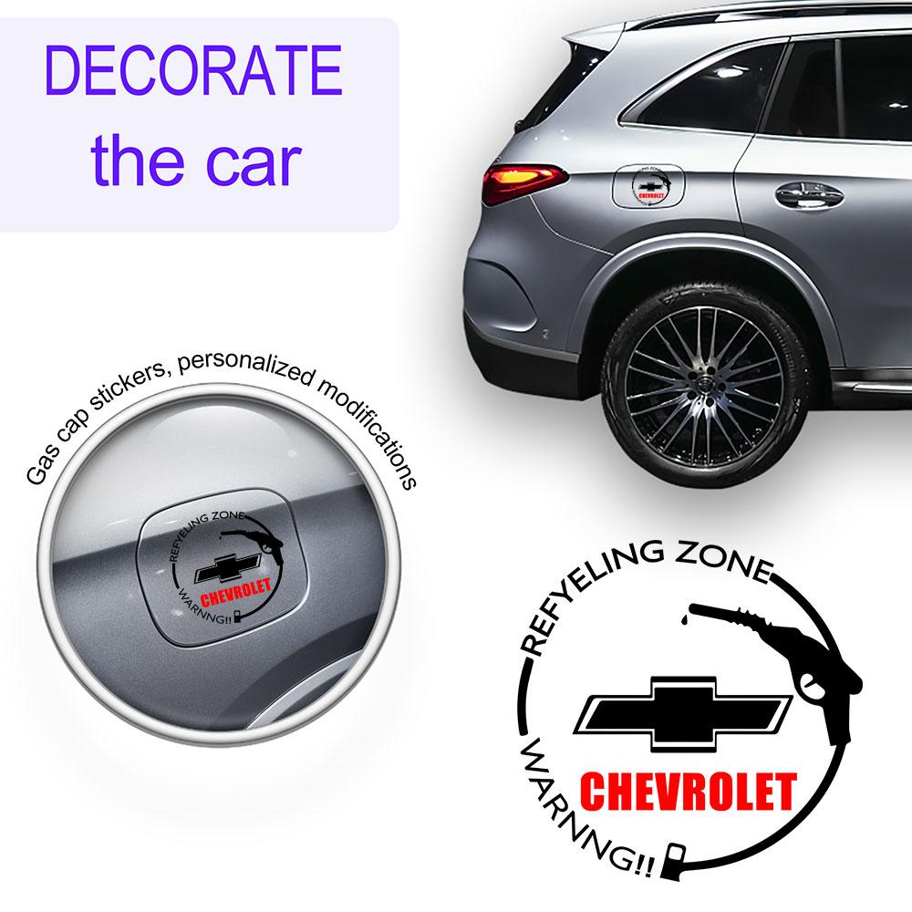 Car Fuel Tank Cap Decoration Sticker Auto Exterior Decals For Chevrolet Suburban Cruze Spark Captiva Camaro Malibu Trax Lova Z71