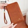 2024 RFID Anti-Theft Multi-Functional Passport and Travel Document Bag