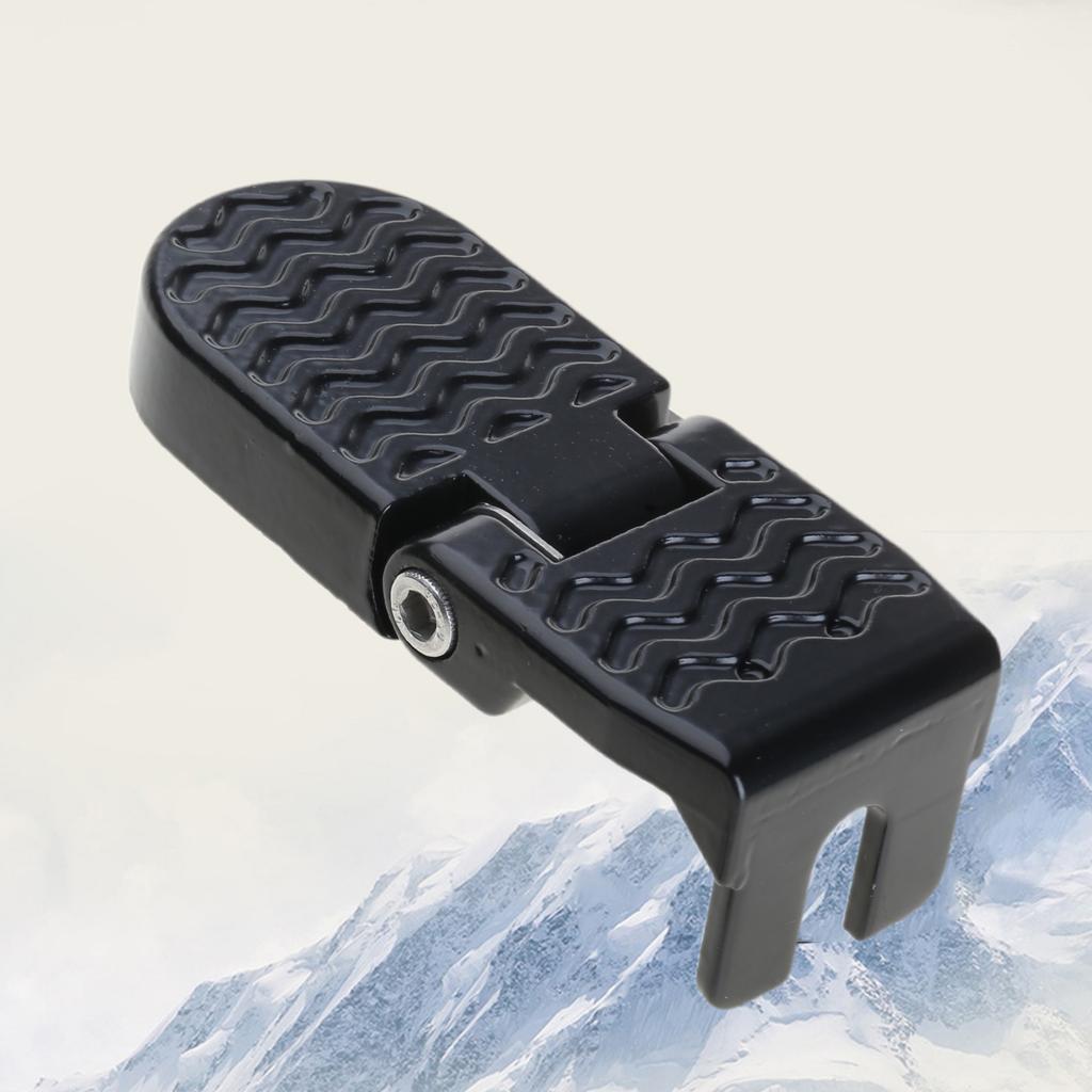 NonSlip Bicycles Footrests Aluminium Alloy Bike Rear Wheel Folding Pedal for Electric Bike Folding Bicycles Enduring