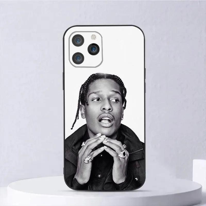 Popular Rapper ASAP Rocky Phone Case For iPhone 16 15 14 13 12 11 Pro Max Mini X XS XR SE 7 8 Plus Shockproof Soft Cover Fundas
