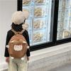 Cute Cartoon Baby Backpack Canvas School Bags for Girls Boys Portable Kindergarten Kids Backpacks for Travel Infant Bag Small Size