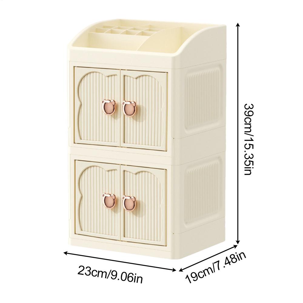 Makeup Organizer for Vanity Makeup Storage Organizer Stackable 3 Tier Skin Care Stand Perfume Holder for Desk Girls Women Home