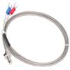 BERM K Type Thermocouple M6 Inch Screw Temperature Sensor Probes Wire 0‑400 celsius  1meter