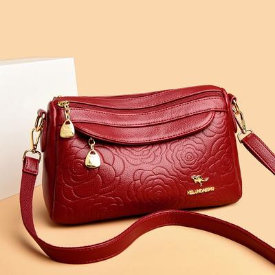 Neue Damenhandtasche aus weichem Leder, modische, vielseitige Schultertasche, Damen-Umhängetasche mit großem Fassungsvermögen