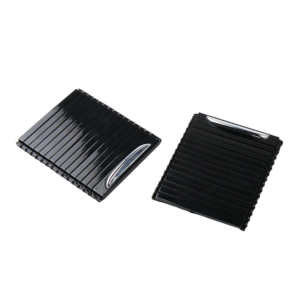 ABS Black Car Center Console Cup Holder Sliding Shutter Cover Roller Blind C2D60258 for Jaguar XJL 10-19 Interior Accessories