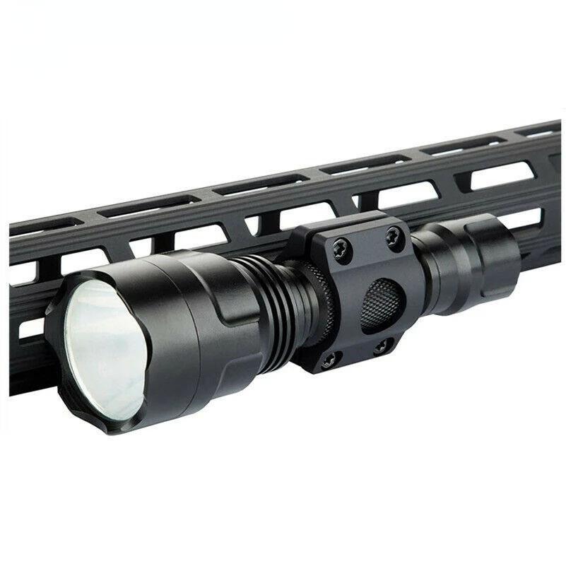 MLOK Flashlight Clamp Aluminum Alloy 25.4mm Flashlight Tube Clamp