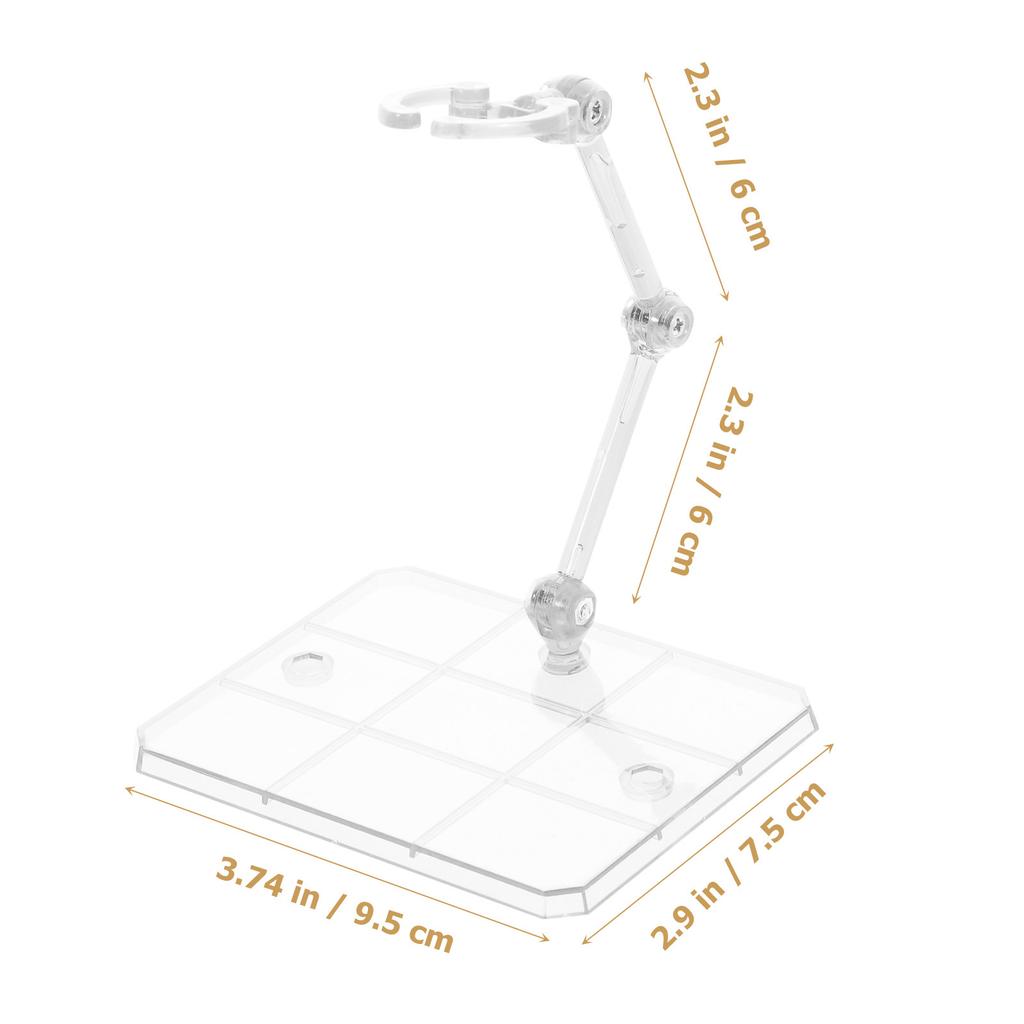 4Pcs Adjustable Figure Stand Human Figure Holder Wear-Resistant Support Stable Display Rack Desktop Display Supply Action