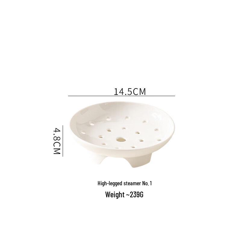 ZISIZ Multi-purpose Ceramic Steamer Basket
