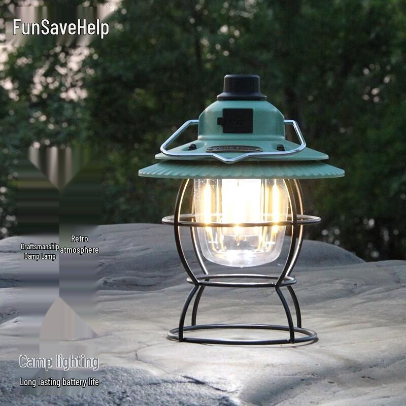 Retro Rechargeable LED Camping Lantern Y15