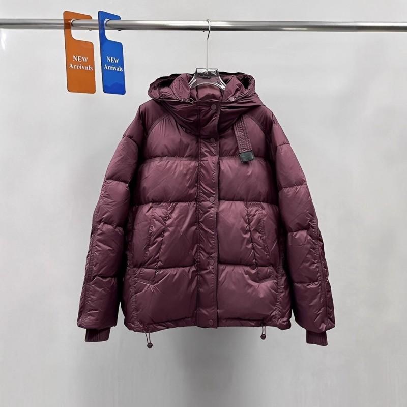 Womens Plus Size Puffer Jacket Oversized Hooded Cotton Coat Lightweight Warm Winter Outerwear Short Height