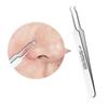 Blackhead Remover Tweezers Stainless Steel Pimple Remover Tweezers Precision Pimple Popper Tool Cell Clip For Skin Purification