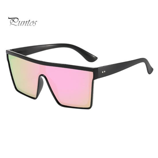 

Летние солнцезащитные очки унисекс, ретро-панк-стиль, Wimdproof, защита от УФ-лучей, солнечный свет, отдых, пляжные очки, уличные очки розовый