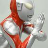 Ultraman (C-Typ)/Mega Softvinyl-Bausatz, Nachdruck, nicht maßstabsgetreu, Gesamthöhe ca.. 39 cm weiches Vinyl, unbemalt, Bausatz 4571587310050