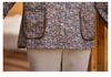 Autumn 2026 Floral Print Loose Coat for Middle-Aged and Elderly Women