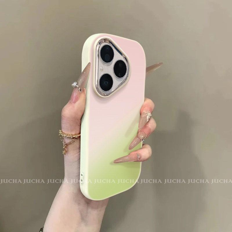Applicable to huawei pura mobile phone case advanced sense creative fashion purapro simple dopamine gradual change