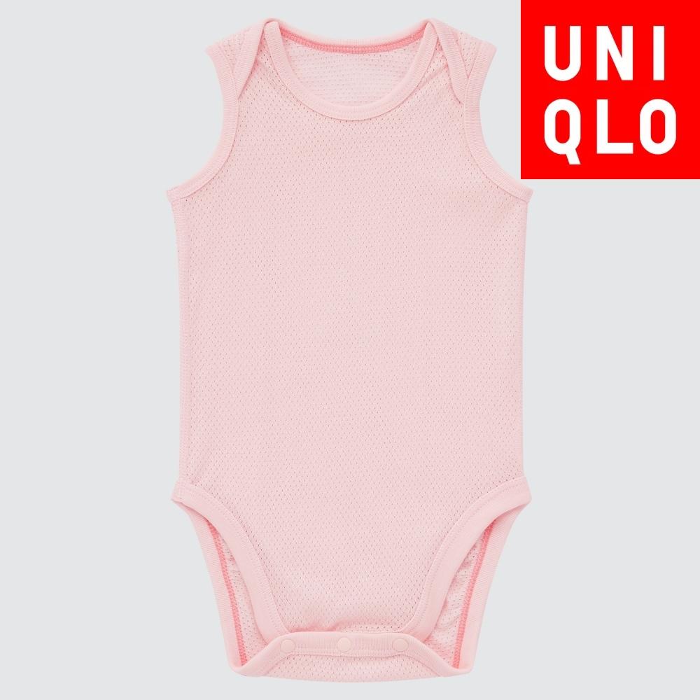 

UNIQLO JAPAN Боди без рукавов из хлопковой сетки 00 WHITE/70