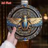 Egyptian Style Tin Metal Wall Art, Handmade Home Decor for Living Room Bedroom Kitchen Bathroom Halloween