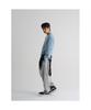 8SECONDS Hairy Knit Pullover Sky Blue