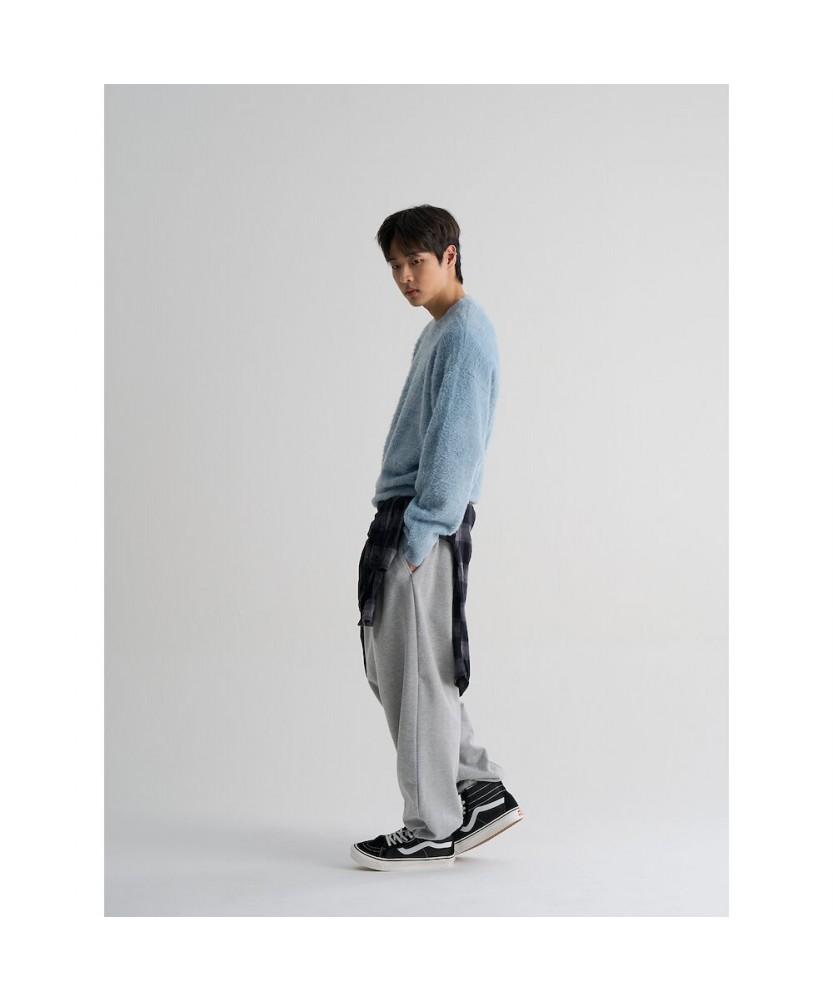 8SECONDS Hairy Knit Pullover Sky Blue