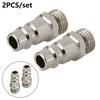 2/5pcs 32mm Quick Release Euro Fittings With Male 1/4" BS-P Thread Compressed Air Line Coupler Connector For Air Compressor
