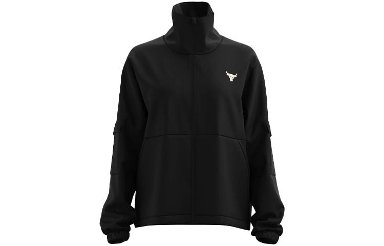Under Armour Project Rock High neck Pocket Jacket 1365993-001 M