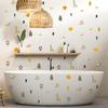 Tj16514 Hand-Painted Mini Animal Bronzing Wall Sticker Decoration Children'S Room Bedroom Background Self-Adhesive Wall Sticker