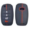 Suitable for Kia K5 Optima Sportage K3 Sorento Folding 4-button Honeycomb Pattern Silicone Car Key Cover