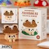 DIY Cute Mushroom Bouquet Micro Building Blocks Model Creative Home Desk Decoration Brick Toy For Kids