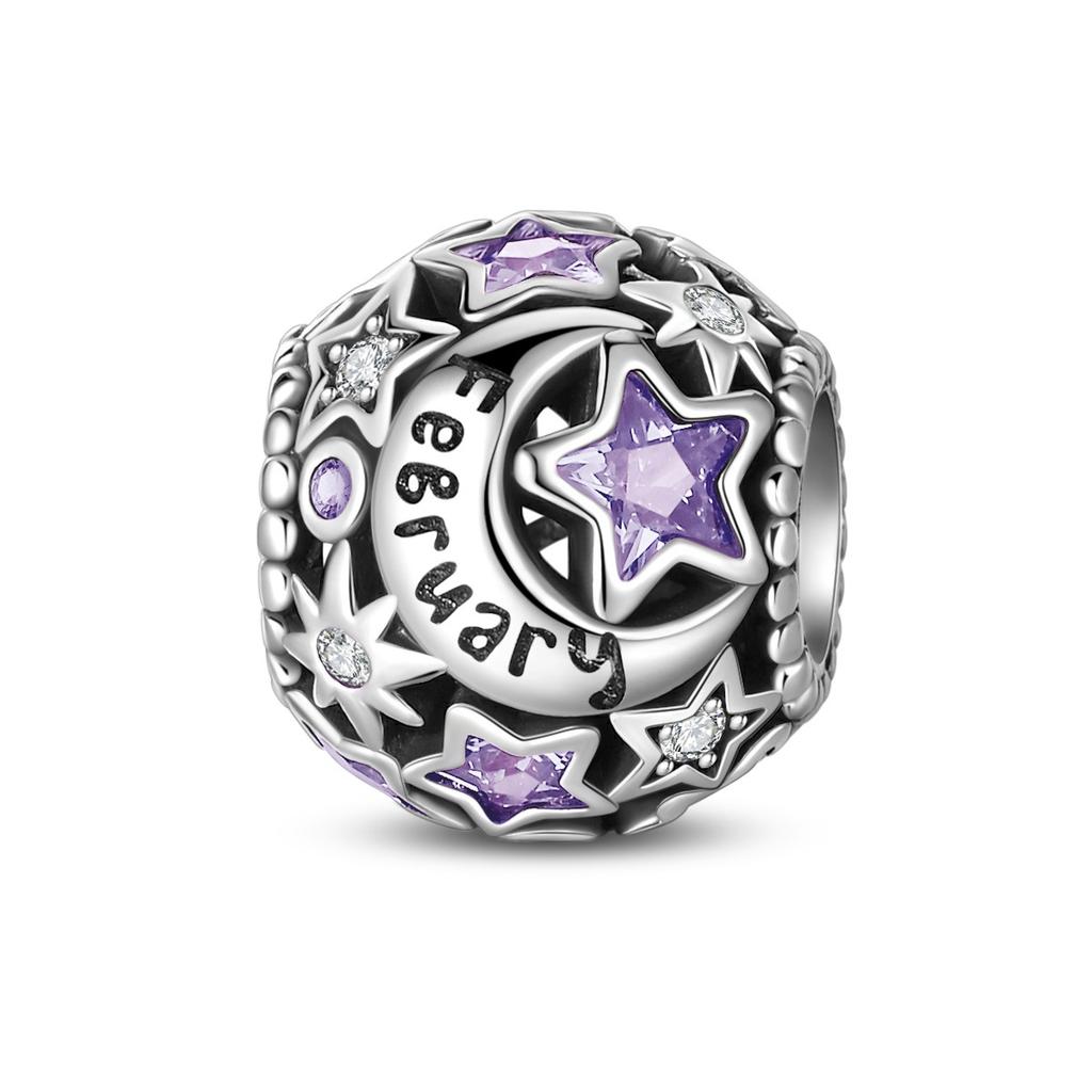925 Silver Birthstone Charm Beads Beaded DIY Jewelry Accessories Bracelet Design 2026
