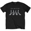 The Beatles Unisex Dekorerad T-shirt: Korsning (Diamante)